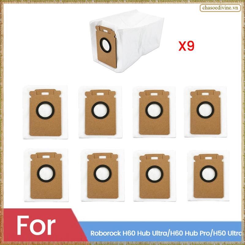 [K O G X] 9 Túi Bụi Thay Thế Cho H60 Hub Ultra / H60 Hub Pro / H50 Bộ Phận Quét Trạm Rỗng Siêu Tự Độ