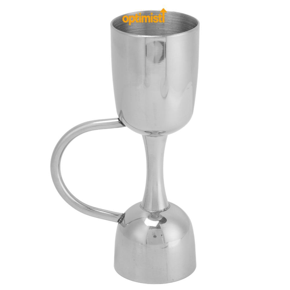 Cốc đo lường thanh OPTIM, Jigger hai đầu bằng thép không gỉ 304 đầu kép, Jigger pha chế bền bỉ để ph