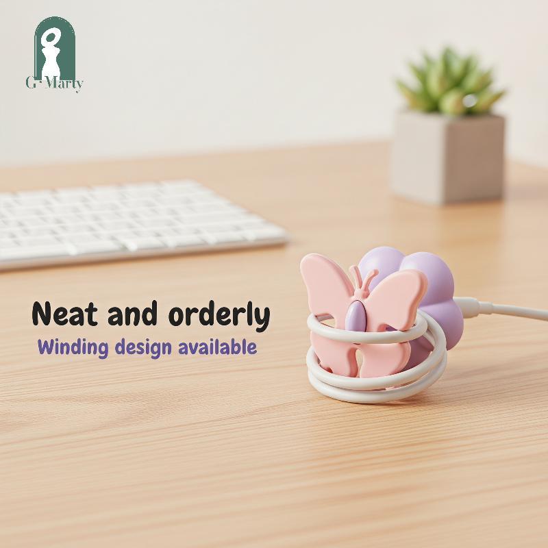 Gmarty Dính Bướm Cáp Tổ Chức Đa Năng Dây Sạc Kẹp KL