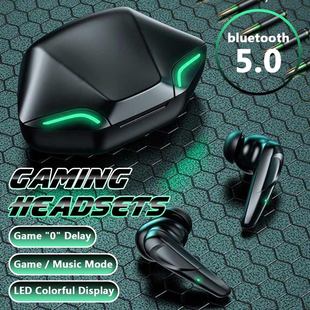 Tai nghe G11 Tai nghe Bluetooth không dây Tai nghe thể thao Giảm tiếng ồn Tai nghe game thủ HiFi 9D 