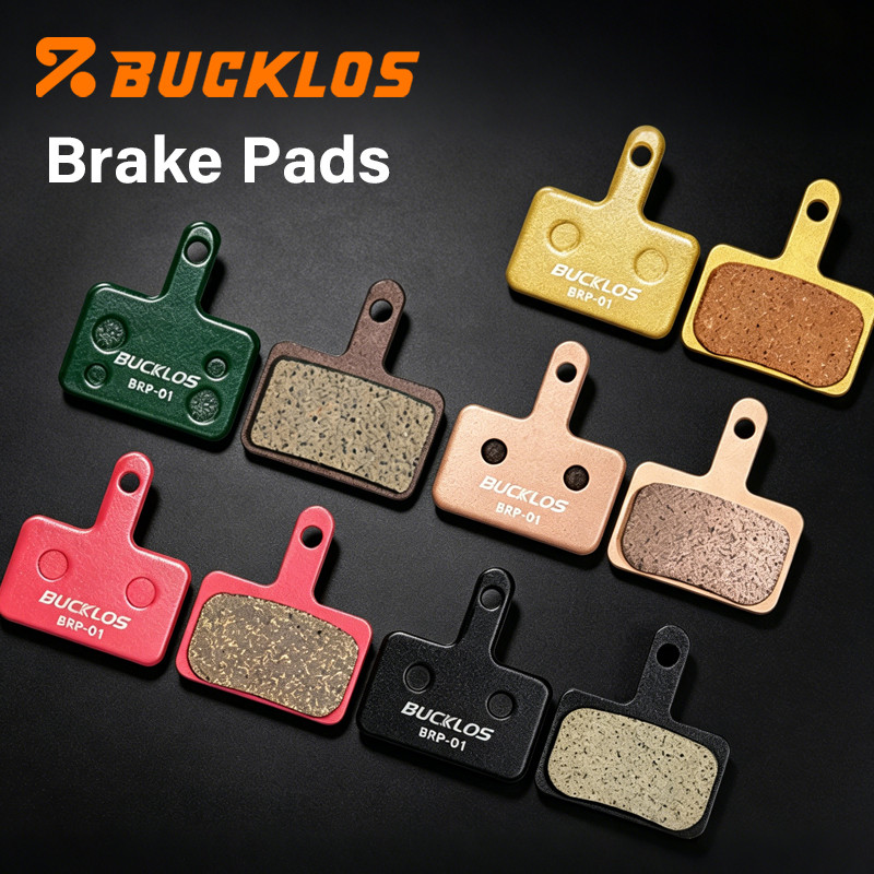 BUCKLOS Má Phanh Xe Đạp Gốm / Nhựa MTB Phanh Thủy Lực Miếng Lót Chống Mài Mòn Brek Cho SHIMANO B01S 