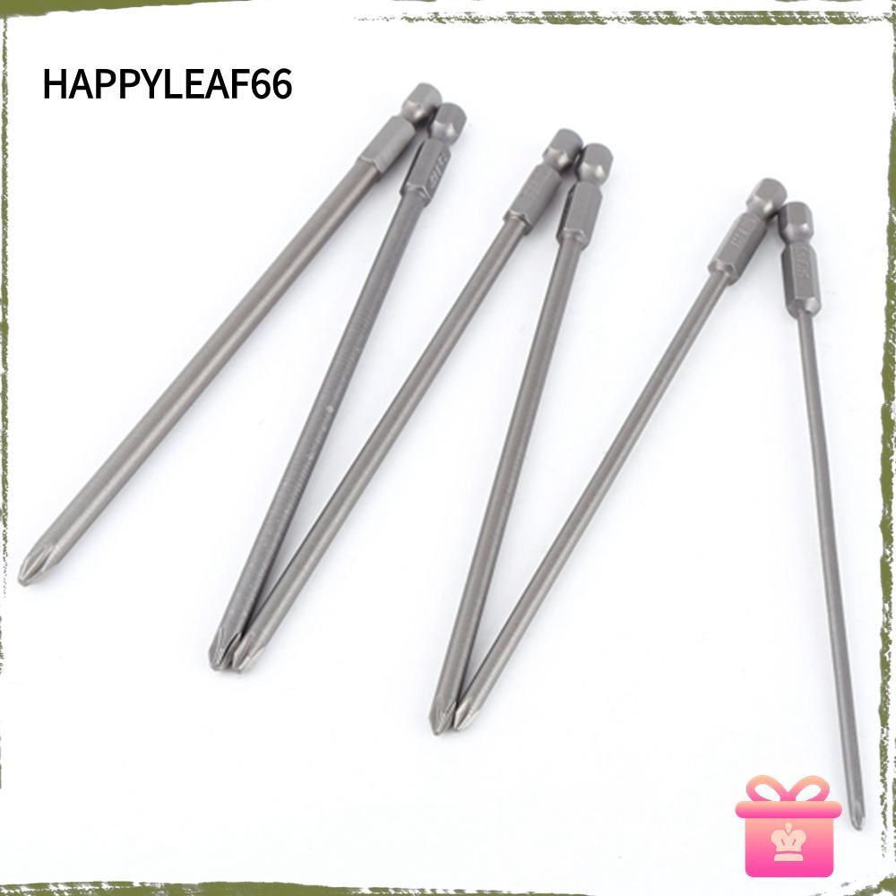 Bộ mũi tuốc nơ vít HAPPYLEAF 6 chiếc, mũi tuốc nơ vít đầu chéo chuôi lục giác bằng thép hợp kim S2 1