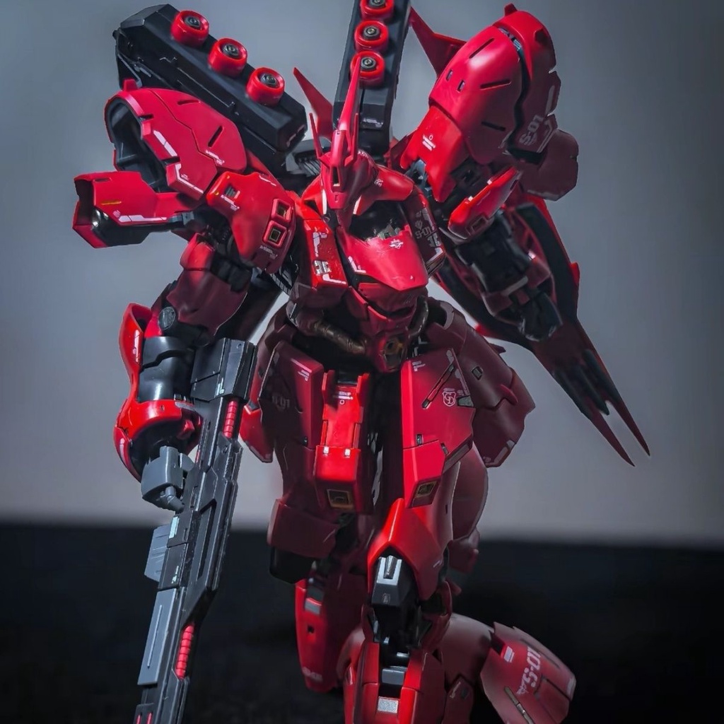 Mẫu lắp ráp Gundam STAR RG Sazabi RG mới nhất có nhãn dán nước Hình Mecha