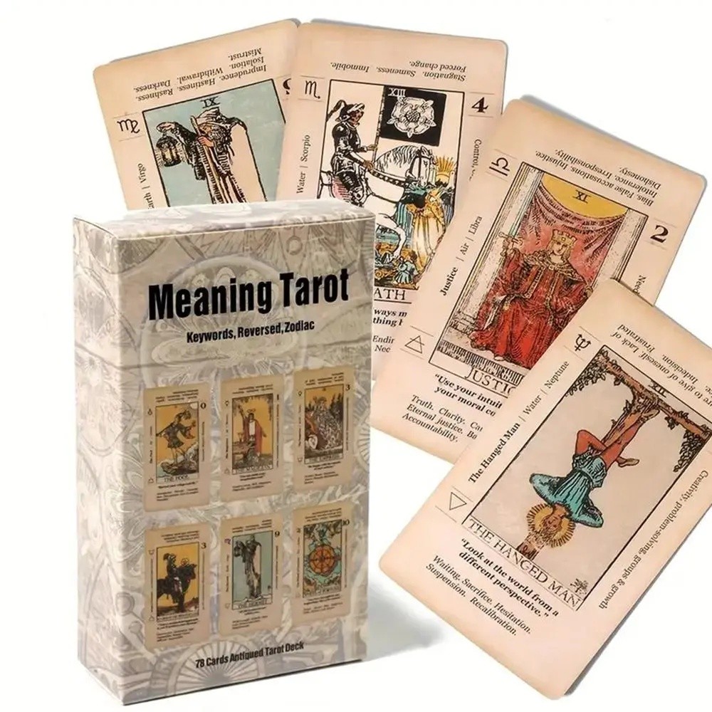 Trò chơi bài Tarot cổ điển, 78 cái / bộ Trò chơi bài Tarot di động, Trò chơi bài Tarot dành cho ngườ