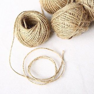 Cuộn dây gai, dây thừng buộc cuộn trang trí đồ Handmade dài 50m