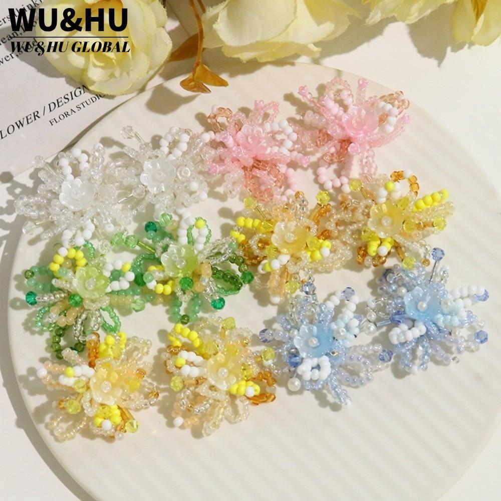 Bông tai DIY WU & HU, Lily of the Valley Design Bộ 2 mảnh Cụm hoa đính cườm, Bộ sưu tập mùa hè hợp t