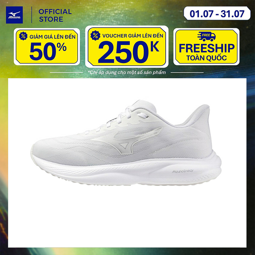 Giày Chạy Bộ Unisex Mizuno Mizuno Revolt 4 - Trắng - J1GC251406