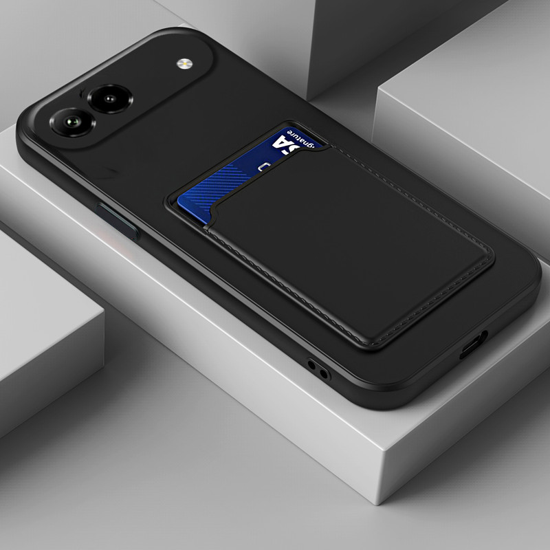 Dành Cho ZTE Nubia Air Pro Ốp Lưng Thẻ Khe Cắm Thẻ Silica Gel Mềm Giá Đỡ Ví Cho ZTE Nubia Air Pro Vỏ