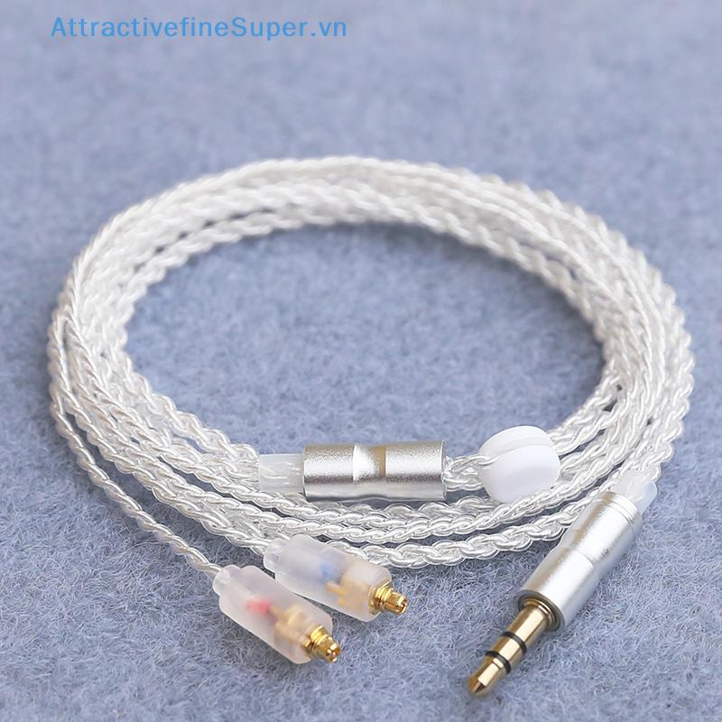 Cáp nâng cấp mạ bạc ASVN HiFi MMCX 3,5mm cho dòng IE / N5005 HOT