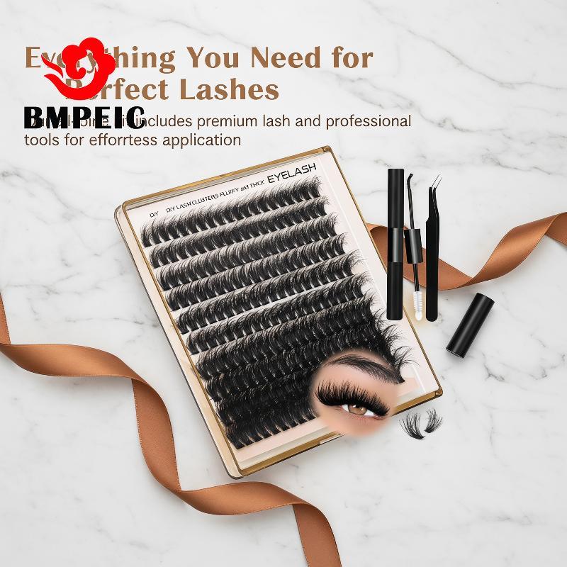 BMPEIC Lông Tơ Thi Mi Cụm DIY Nối Mi 200D 10-18MIX Lông Mi Cá Nhân Nối Mi Cụm Mới