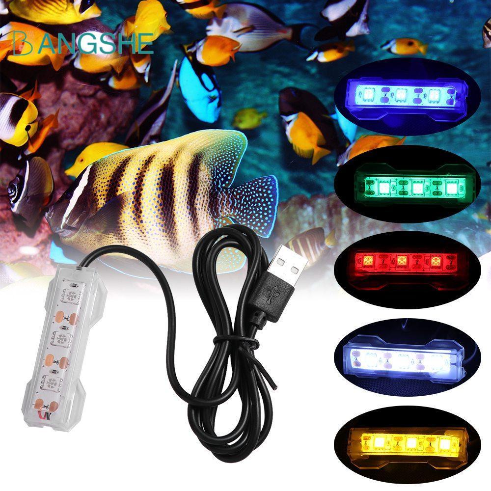 BANGSHE Aquatic Plant Light Sạc Aquatic Plant Đèn LED Bể cá Đèn chiếu sáng LED nhỏ Đèn bể cá