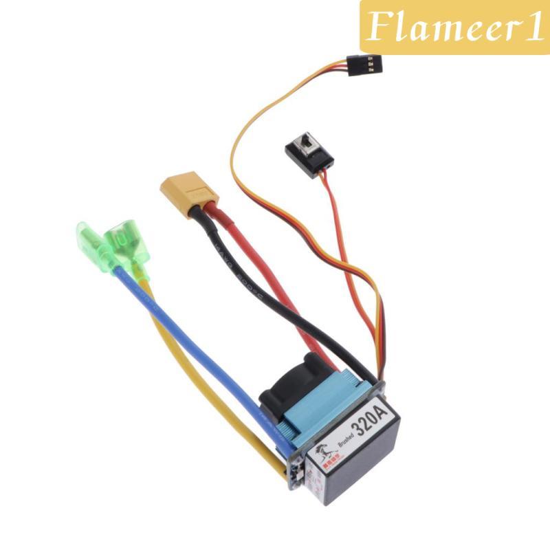 ESC chải chống nước 320A hiệu suất cao cho xe RC 1 / 10