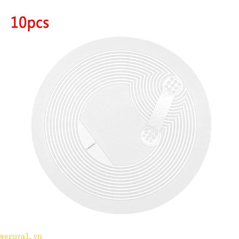 WER NFC Ntag215 Dán 504Byte Bộ nhớ cho hầu hết các thiết bị hỗ trợ NFC 10pc