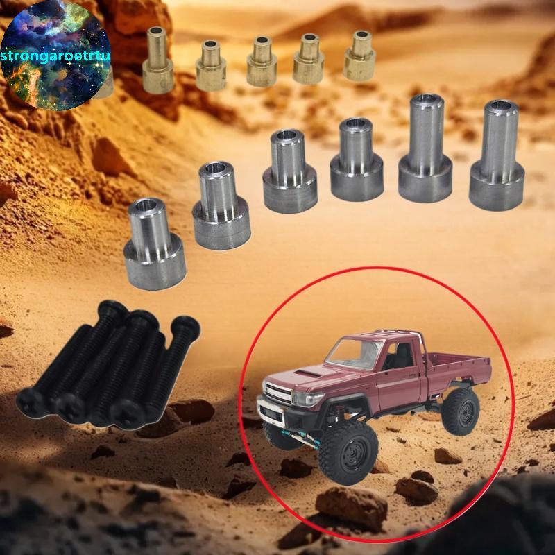 Strongaroetrtu 1 Bộ Cho 1 / 12 Bánh Xe Lớn Sửa Đổi Đặc Biệt Phần MN82 MN82S Vỏ Xe Kim Loại Nâng Cột 