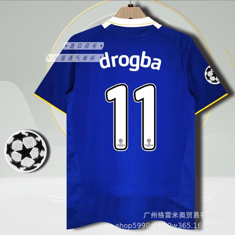 Áo bóng đá Retro Jersey Chelsea Series Jersey Tay ngắn dài bán chạy Bộ sưu tập hành tinh 8 Rampard 9