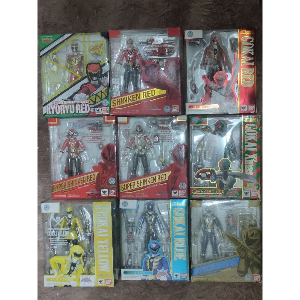 SHFiguarts - đồ chơi mô hình SHF Super Sentai siêu nhân tổng hợp Shinkenger Gokaiger