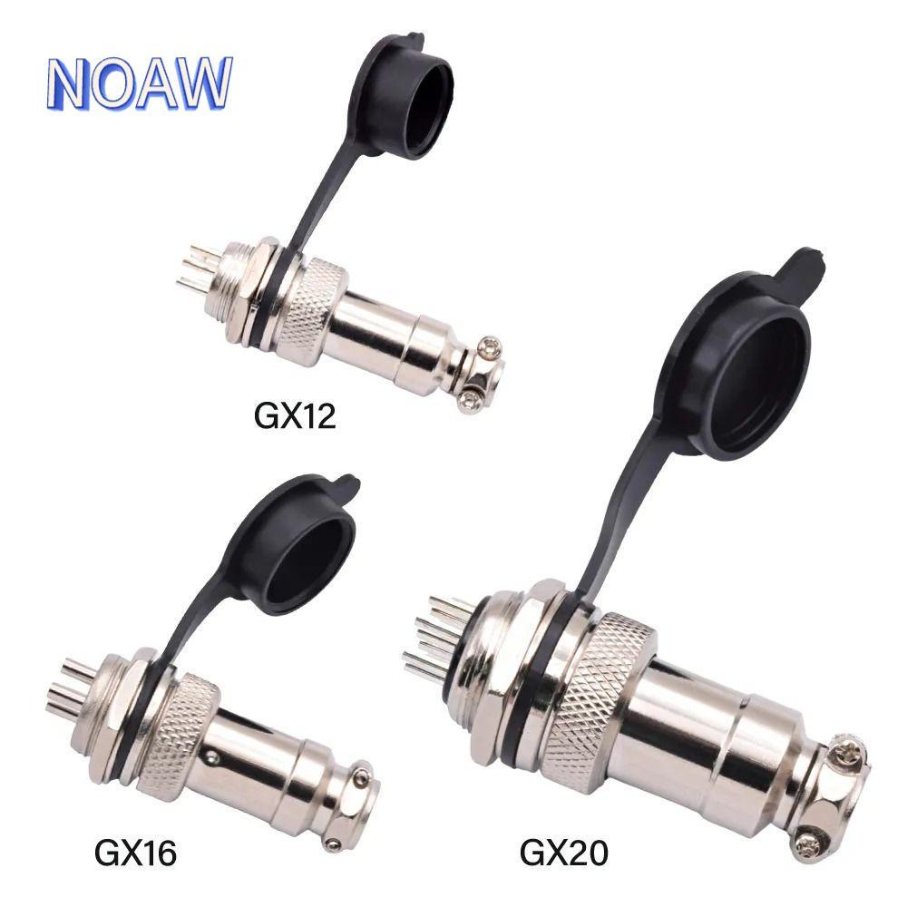 NOAM‌ Nắp chống bụi GX12 GX16 GX20, Vỏ ổ cắm tròn hàng không nhẹ chống nước, Vỏ bảo vệ chống rò rỉ c
