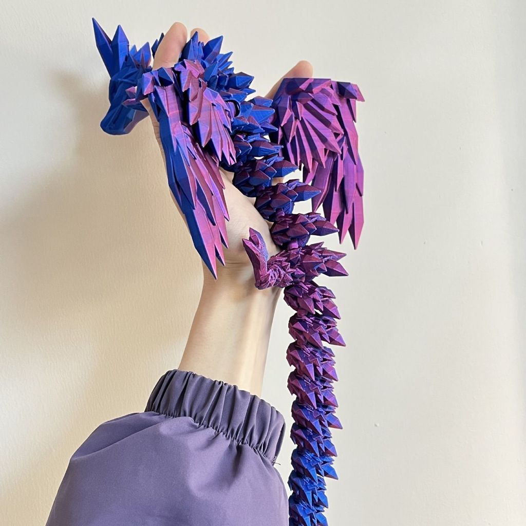 In 3d Dazzling Wing Model 3d Cool Dragon Dragon 3 Angel Printing