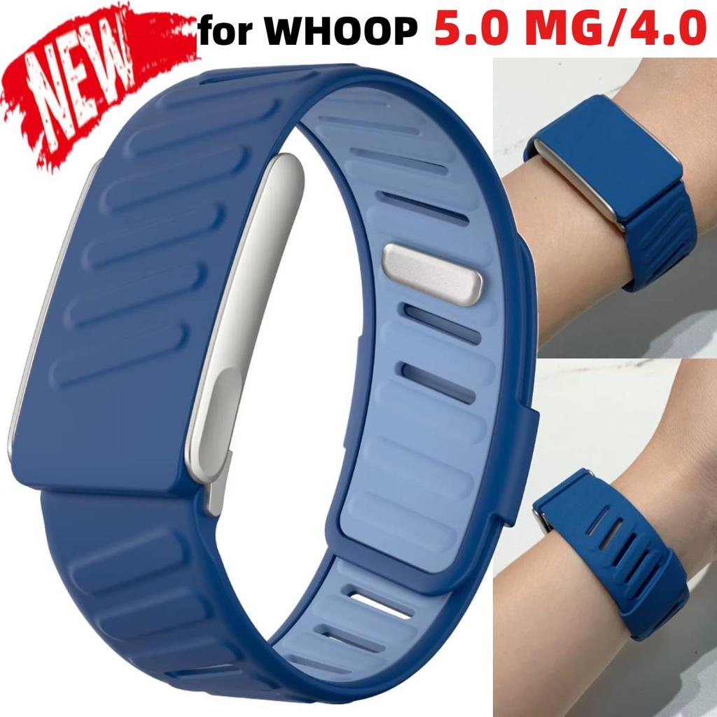 Tương thích với dây đeo silicon mềm cảm ứng WHOOP 4.0 5.0 MG cho WHOOP 5.0 Whoop Life MG