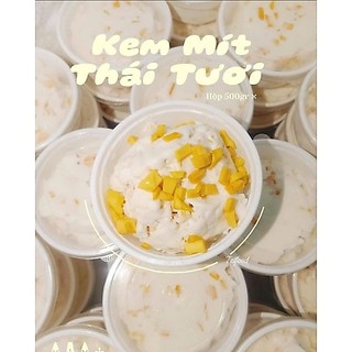 Kem NHÃN TƯƠI  hộp 500g   (hỏa tốc HCM)