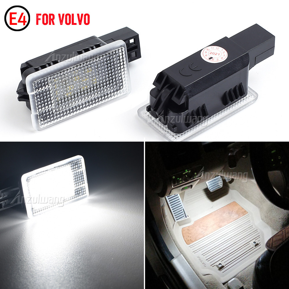 2 Chiếc Dành Cho Xe Volvo V40 V40CC V60 S60 S80 XC40 XC60 XC90 LED Lịch Sự Hành Lý Thân Cây Khởi Độn