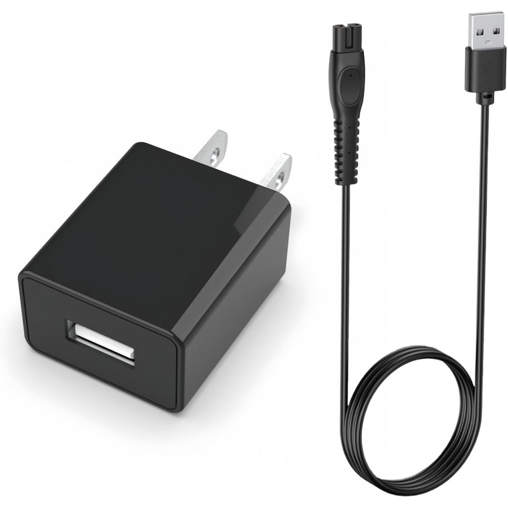 Bộ sạc USB cho máy cạo râu Philips Norelco i9000 2400 3900 Series, Máy cạo râu đầu Pro 7000 9000 & O