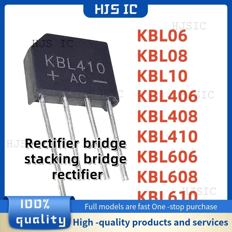 5 CÁI KBL06 KBL08 KBL10 KBL406 KBL408 KBL410 KBL606 KBL608 KBL610 Bán buôn chỉnh lưu cầu