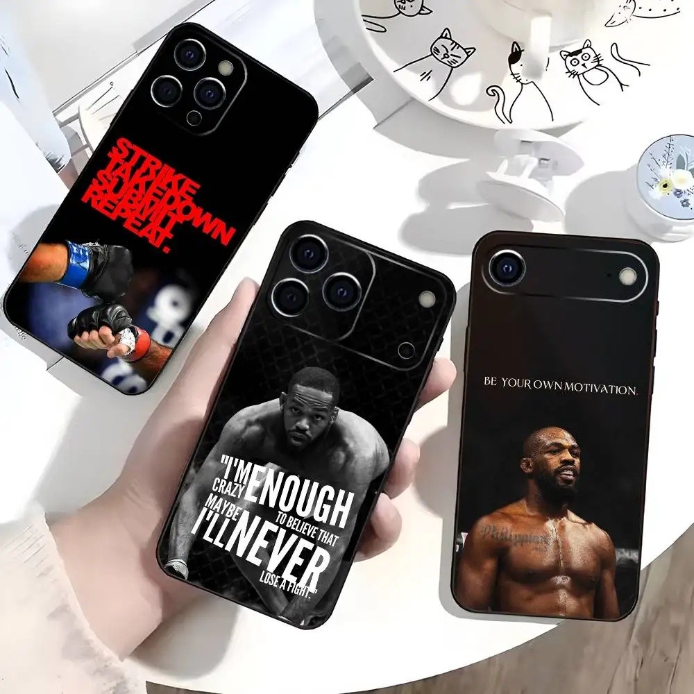 TP-1 Boxing J-Jon J-Jones Bones Ốp Điện Thoại IPhone 17,16,15,13,12,11, Plus, Pro, Max, Plus, XS, Ốp