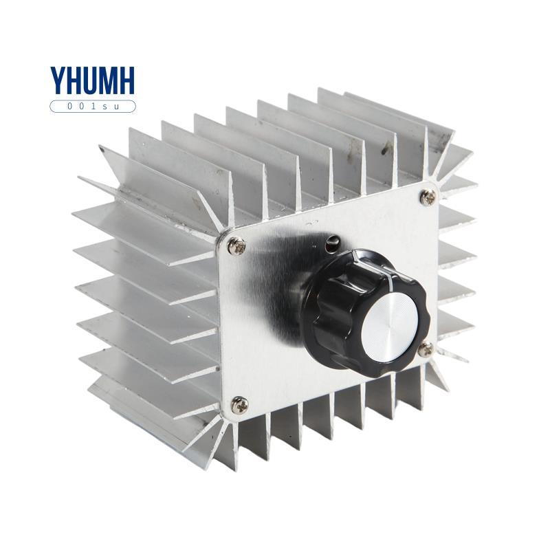 AC 220V 5000W SCR Bộ điều chỉnh điện áp Bộ điều khiển tốc độ động cơ Đèn làm mờ mờ Bộ điều chỉnh tốc