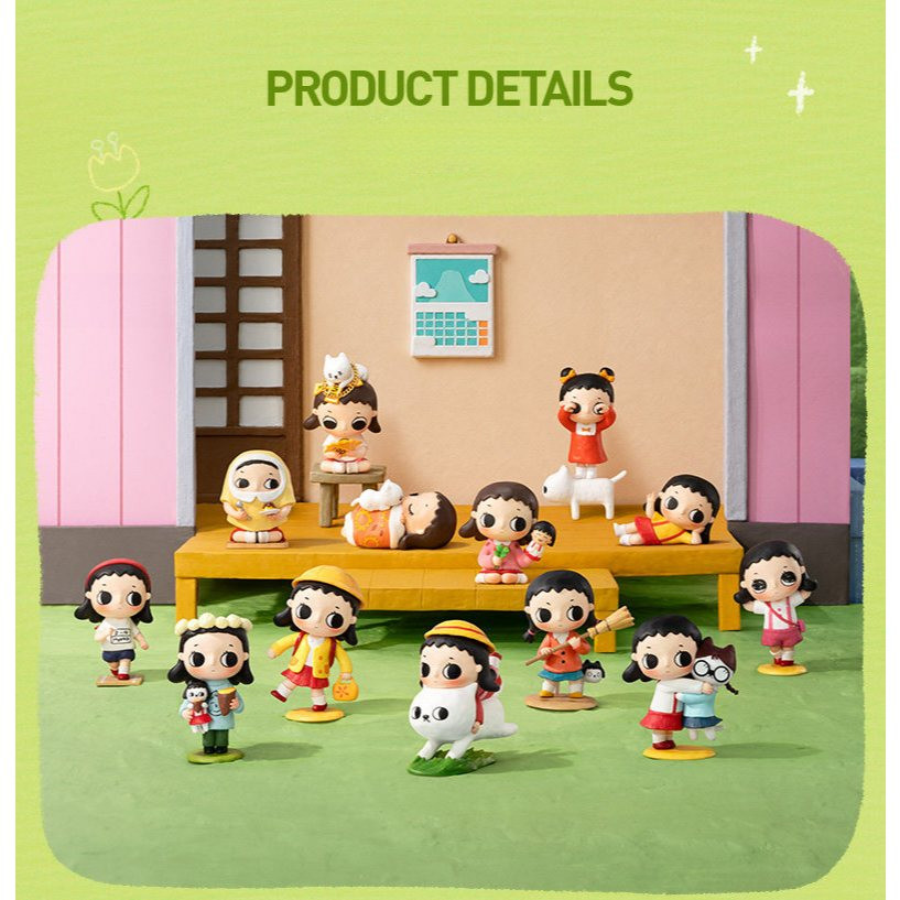 POPMART NYOTA x Chibi Maruko Chan Đồ chơi nghệ thuật hình CXCO