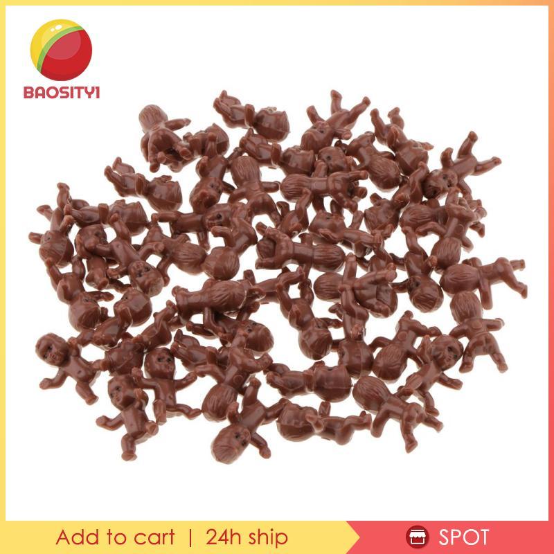 50 Cái / bộ Sơ Sinh Bé Trai Búp Bê Mini Trẻ Em Toàn Thân Châu Á Búp Bê Sơ Sinh