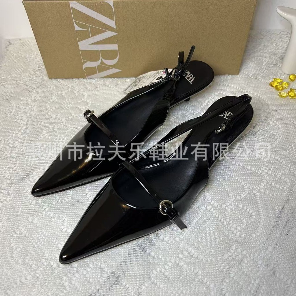 ZARA Summer new product: Transparent height-increasing wedge heel slide sandals, stylish and sexy wo