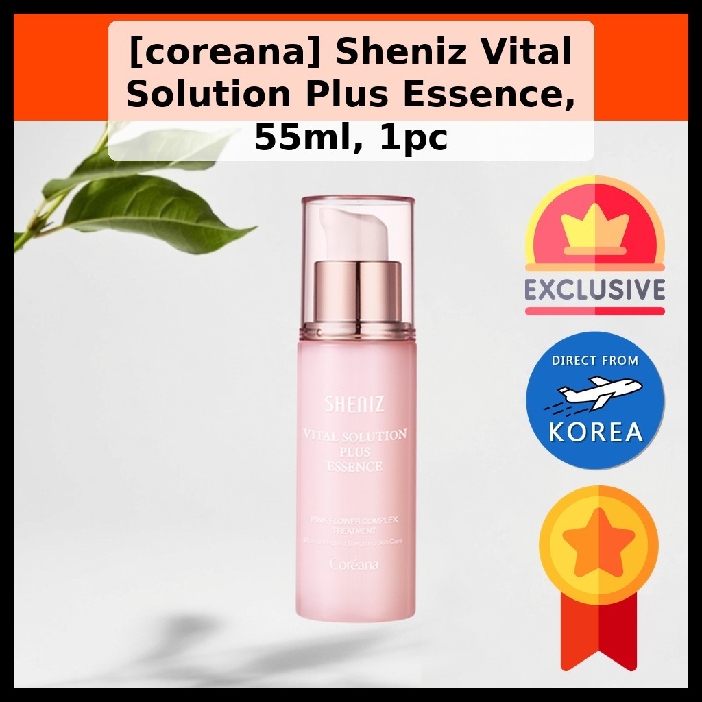 [coreana] Tinh chất Sheniz Vital Solution Plus, 55ml, 1pc/ Tinh chất Hàn Quốc/ Da rạng rỡ/ Xác thực 