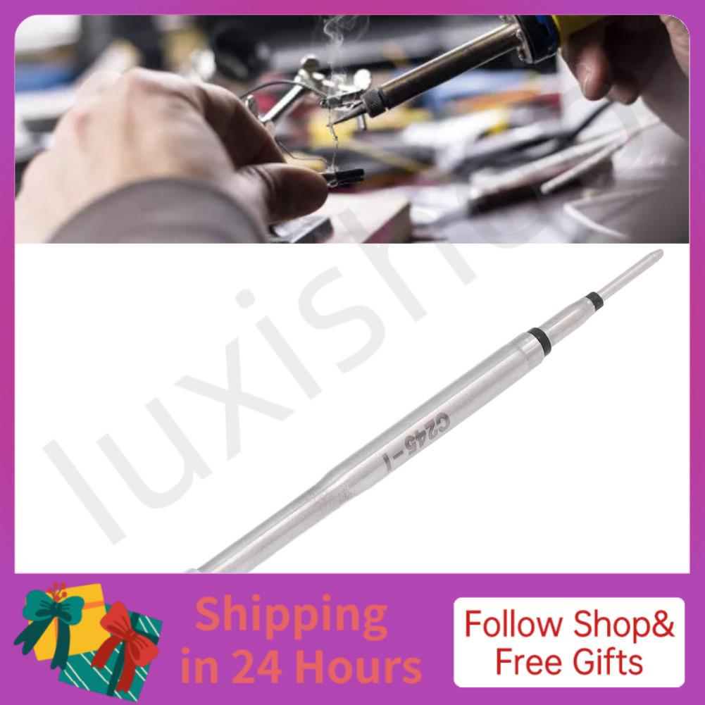 Iuxishop Mỏ Hàn Đầu Mini Loại Bút Cho T245-I Tuổi Thọ Cao Hợp Kim + Đồng T245 Đa Năng Tay Cầm Đầu
