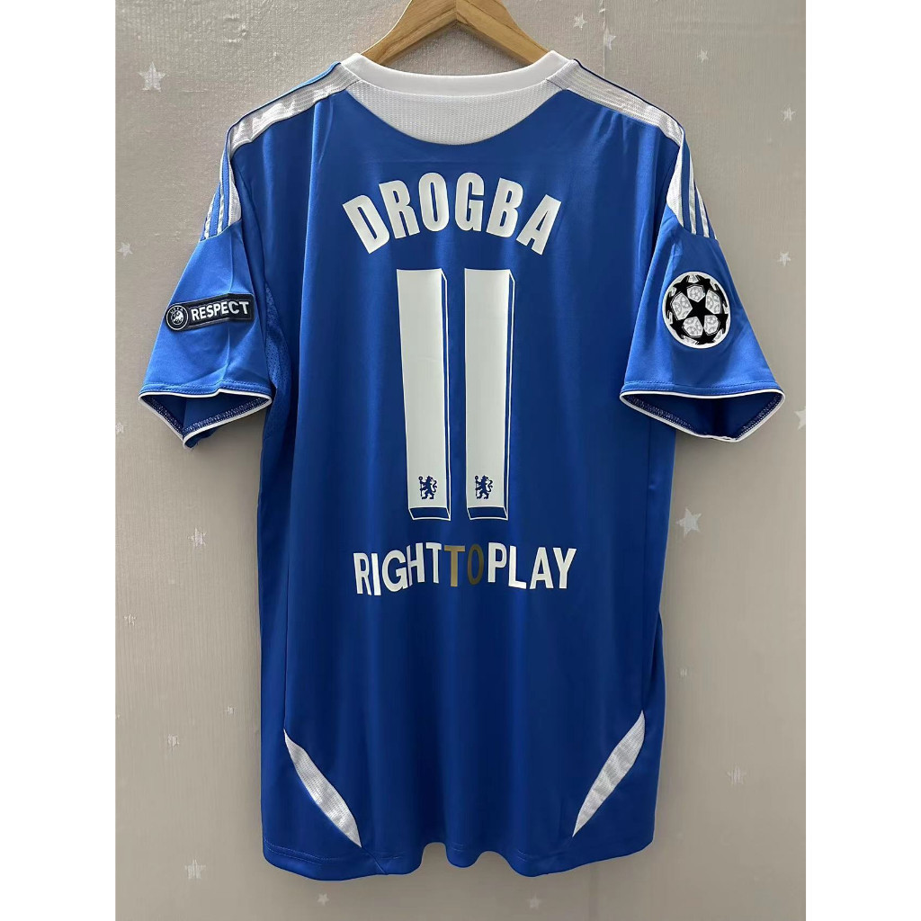 Áo đấu cổ điển Chelsea FC 2011-12 - Áo thun Dromba, Lampard, Torres tùy chỉnh (Chất lượng cao)