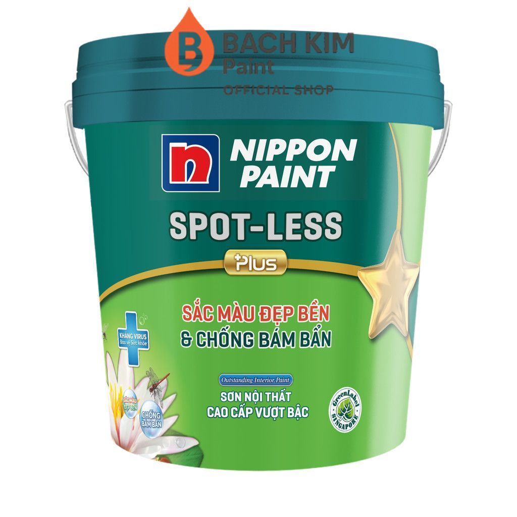 Nippon Paint Spot-less Plus - Dễ lau chùi, chống bám bẩn