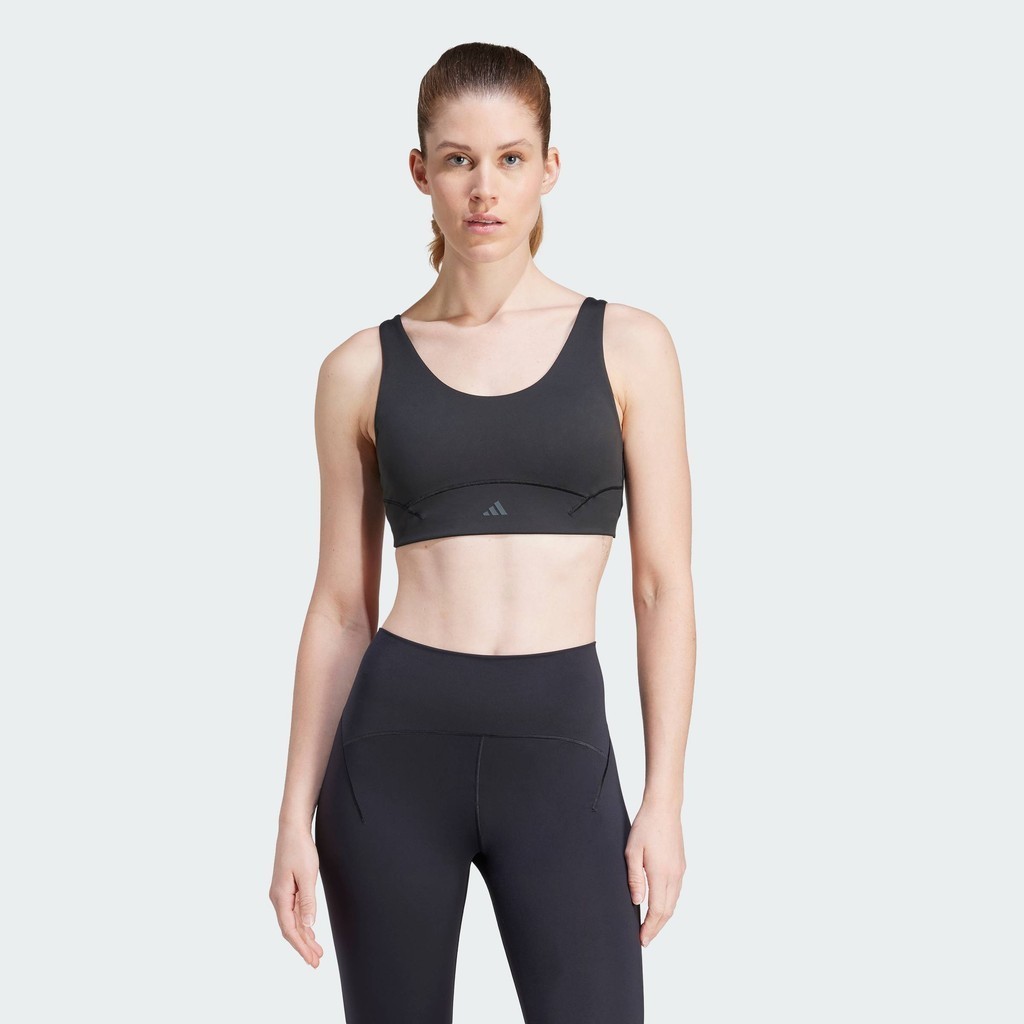 adidas Gym & Training Áo Bra Medium Support Luxe All Me Nữ Đen IQ3368