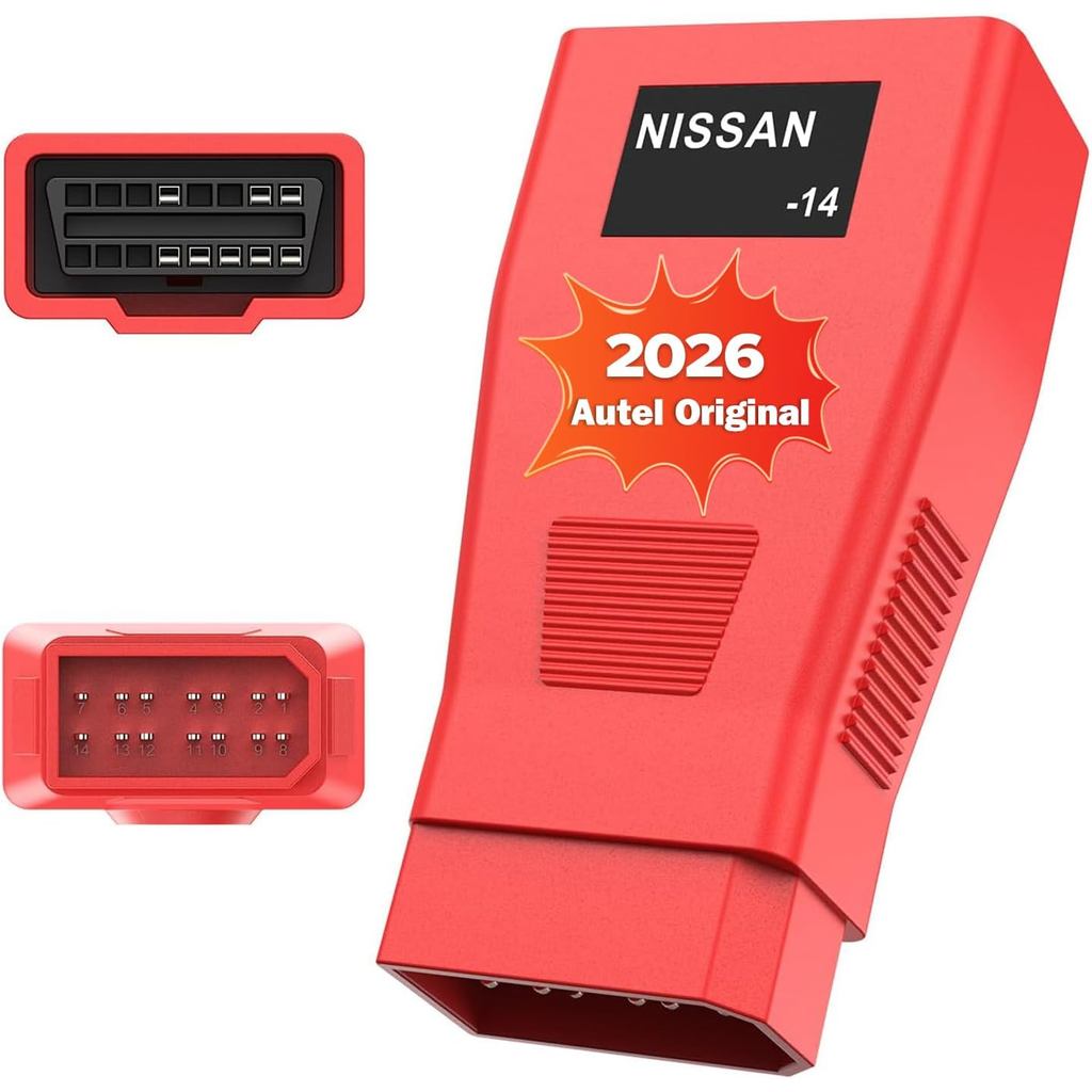 Bộ chuyển đổi OBD2 Female sang 14pin chính hãng Autel, Đầu nối OBD1 sang OBD II dành cho Nissan, tươ