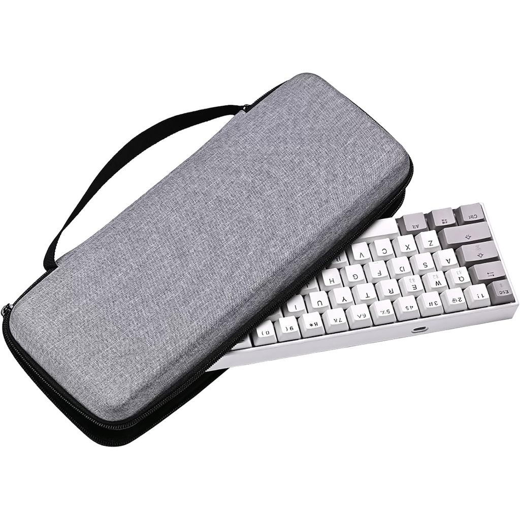Hộp đựng bàn phím Hyekit 60% 65%, Túi đựng du lịch vỏ cứng cho bàn phím chơi game cơ học từ tính 60 