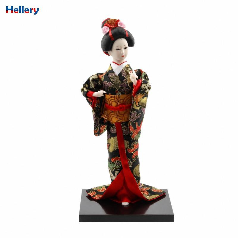 Nhật Bản Geisha Hình Trang Trí Tóc Để Bàn Búp Bê Geisha R9001