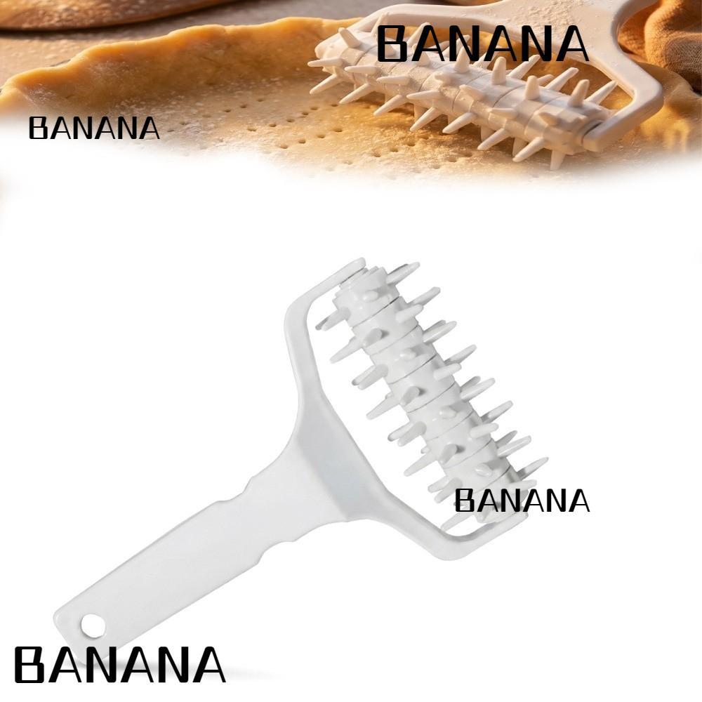 BANANA1 Pizza Dough Docker, Ngăn Ngừa Vỉ PP Dough Docker Roller, Lỗ Bền Lỗ Puncher Cán Tiết Kiệm Nhâ