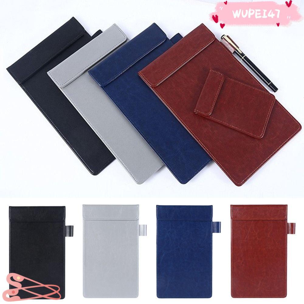 WUPEI47AD Bill Book, PU Leather Bill Organizer Thư mục hóa đơn tiền mặt, Di động từ tính Snap Sách t