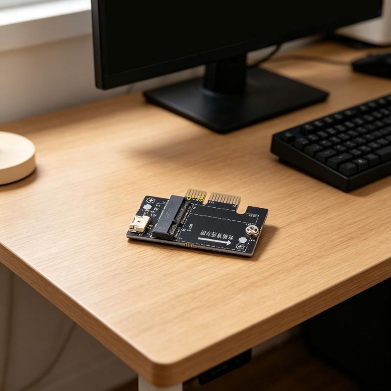 Btsg M 2 Sang PCIE Máy Tính Để Bàn Mini Adapter Cho AX210 AX200 Card Chuyển Đổi Mạng Thẻ Kim Loại