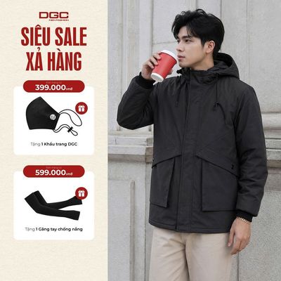 Áo khoác nam WAJKBD189M-S - Vải chống thấm nước, chống bụi bẩn
