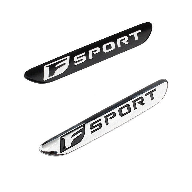 Áp dụng cho-F SPORT 3D Logo Kim Loại Biểu Tượng Miếng Dán Cho Thân Xe Lexus Fender Trang Trí Đuôi DL