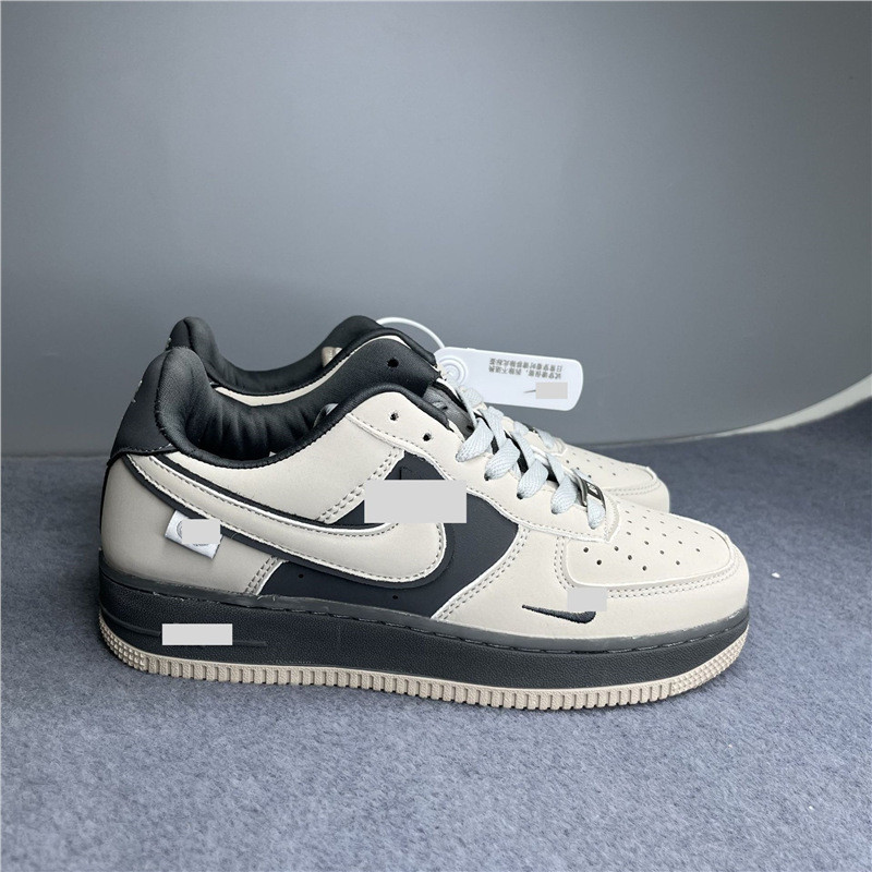 AF1 Trắng Đen Mini Vàng Móc Thường Ngày Khuôn Viên Trắng Giày ins Nam Nữ Cặp Đôi Giày Thể Thao HNCU 
