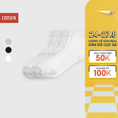 Tất nam CANIFA chất liệu dệt thông thoáng 8AX25A006