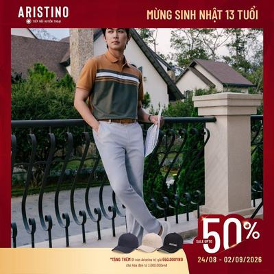 Áo Polo Nam Kẻ Aristino Regular Fit Hiệu Ứng May Đan Lát Phối Màu Hài Hòa Tinh Tế APS602EDP01