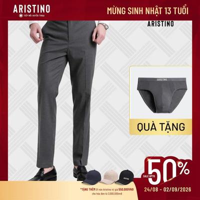 Quần Âu Nam Aristino Regular Fit, đứng form, chống nhăn, co giãn nhẹ ATR603EDP01