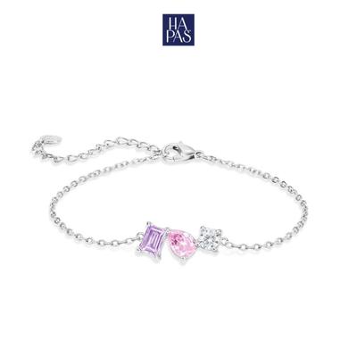 [BST SECOND CHAPTER] Lắc Tay Lacey Ray HAPAS JEWELRY Trang Sức Mạ Bạch Kim Đính Đá CZ Cao Cấp